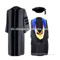 3 in 1 long sleeve graduation gown